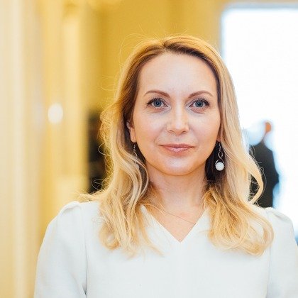 Portrait of Olena Khomenko